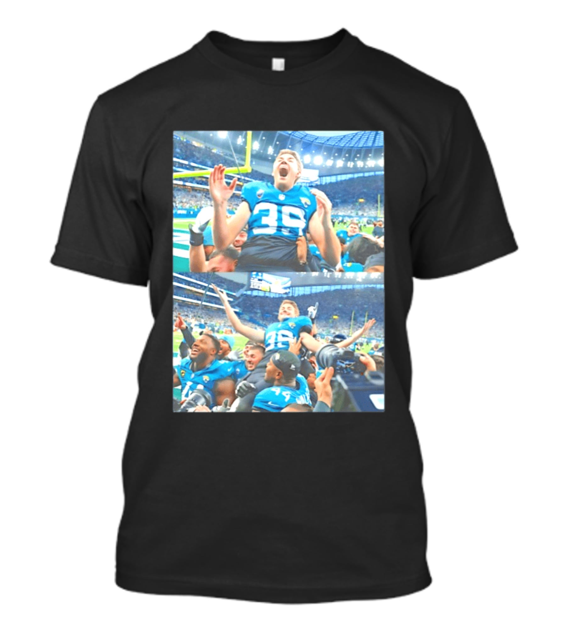 Jacksonville Jaguars Number 39 And Walker Number 44 Post Game Celebration NFL Stadium Event T-Shirt