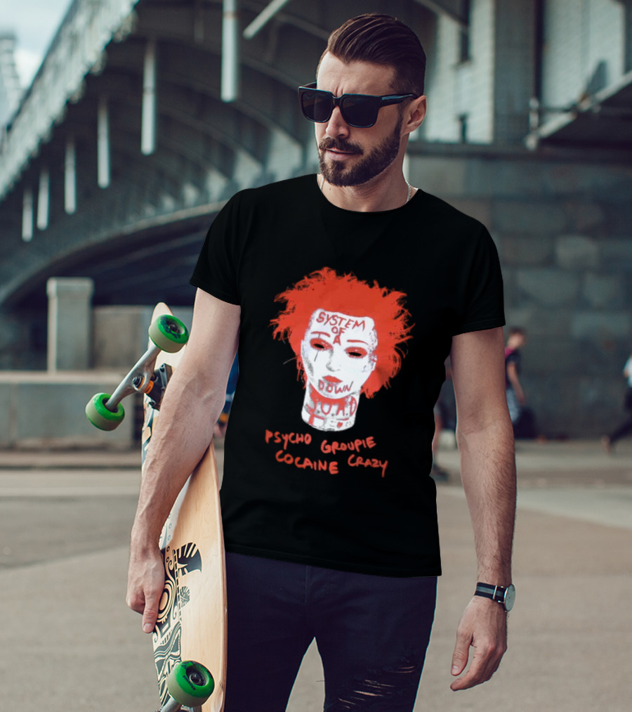 System Of A Down Psycho Groupie Cocaine Crazy T-Shirt