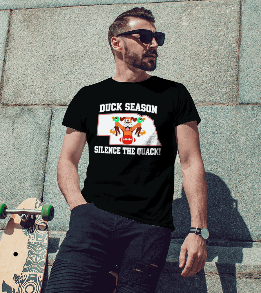 Adam Carriker St. Louis Rams Duck Season Silence The Quack Football Cartoon Dog Football T-Shirt