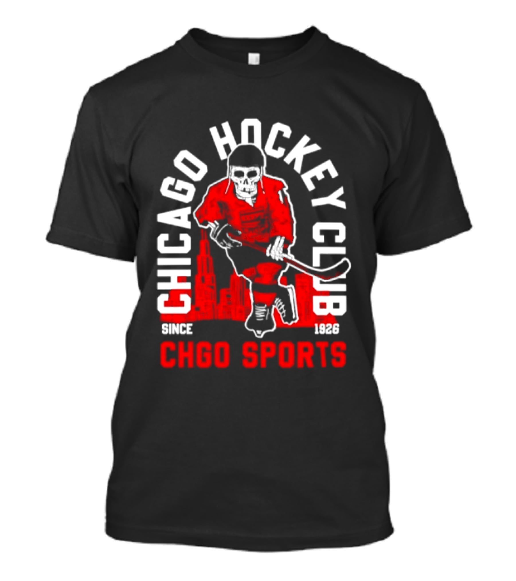 CHGO Sports Chicago Hockey Club Since 1926 Player T-Shirt
