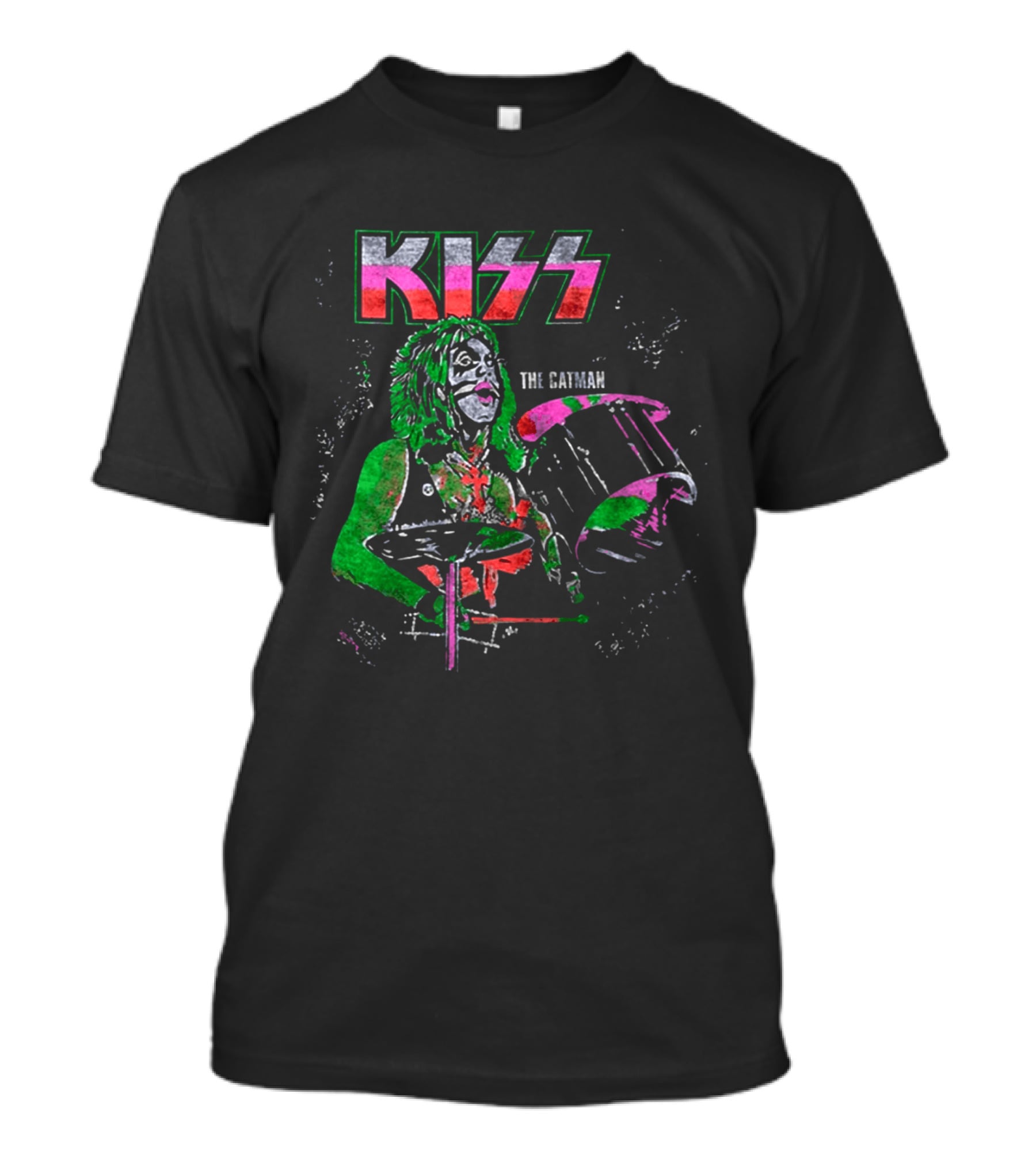 Kiss The Catman Peter Criss 70s Ben Cooper Action Figures Halloween 2026 T-Shirt