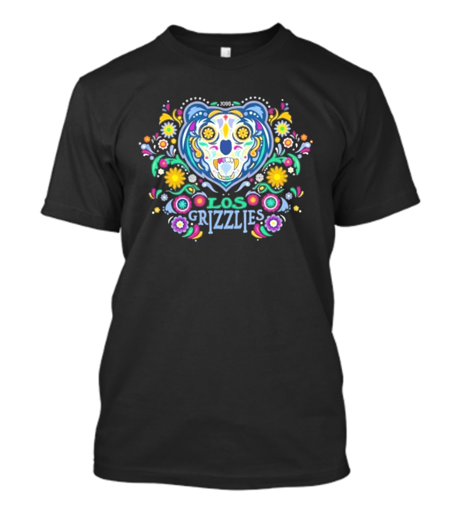 Memphis Grizzlies Los Grizzlies Dia De Los Muertos 2026 T-Shirt