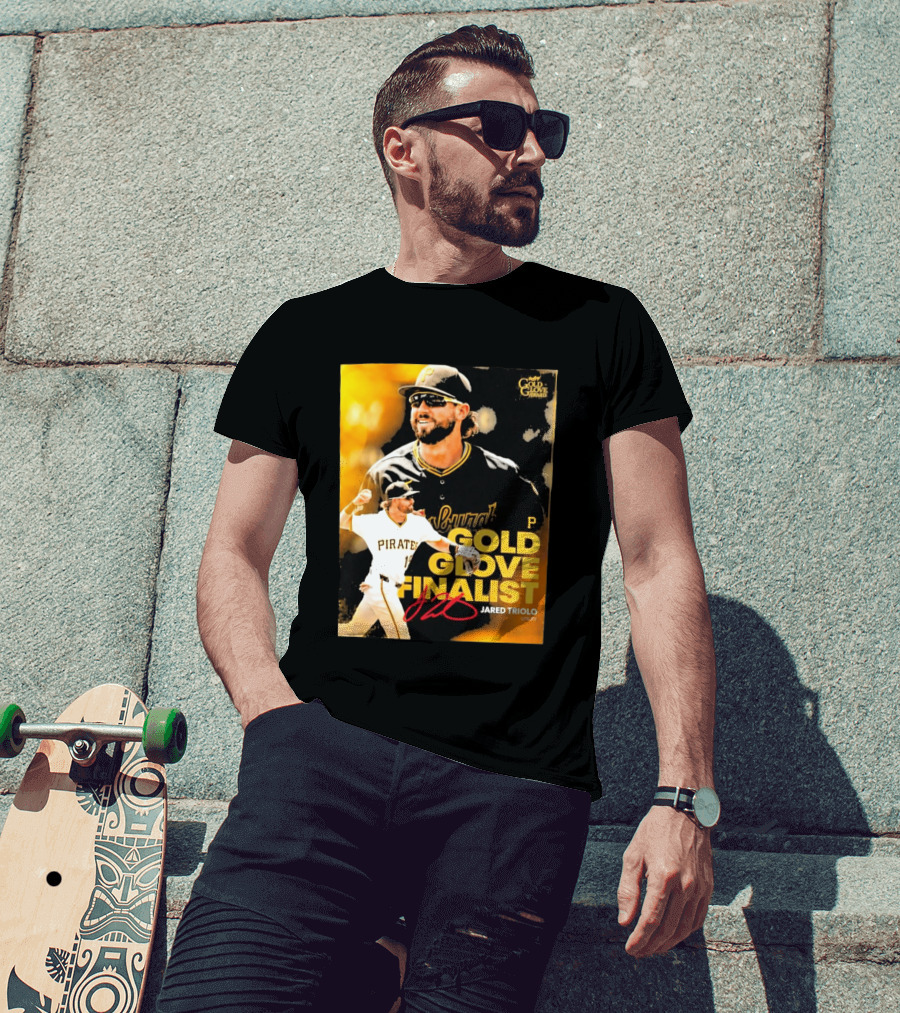 Jared Triolo Pirates Gold Glove Award Finalist Utility T-Shirt