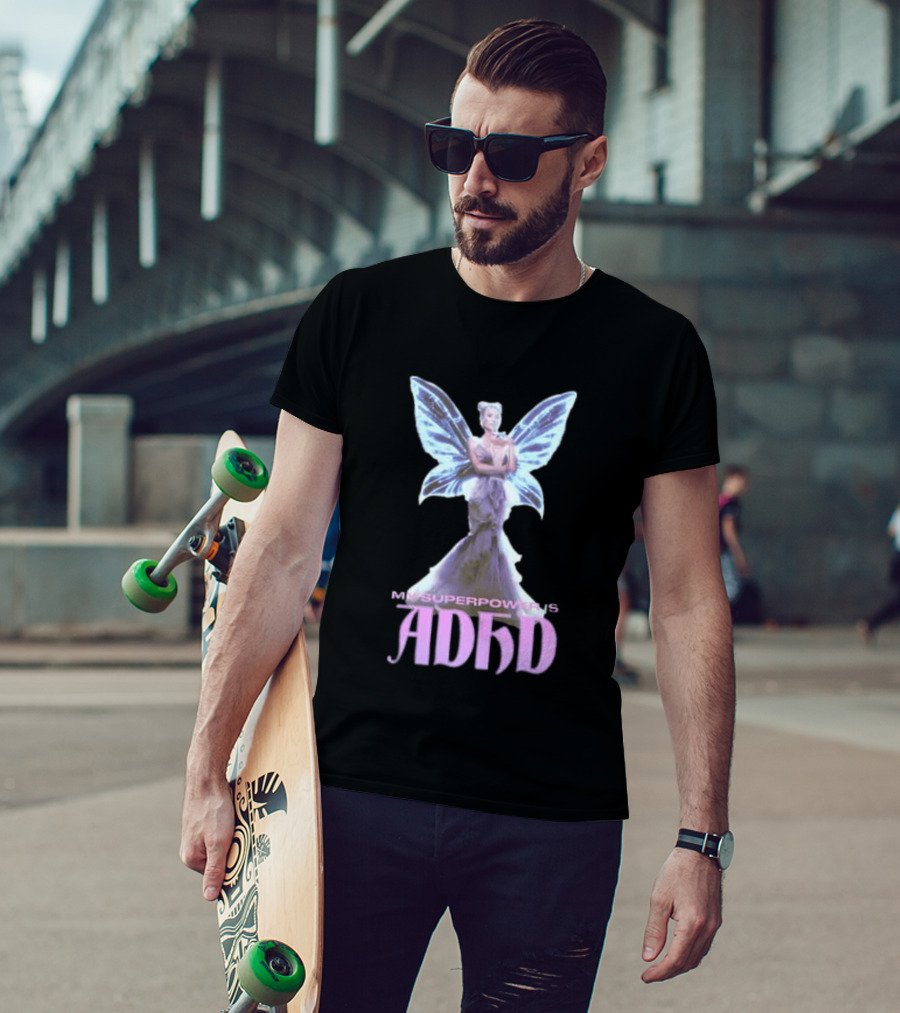 Paris Hilton ADHD Butterfly Heavyweight T-Shirt