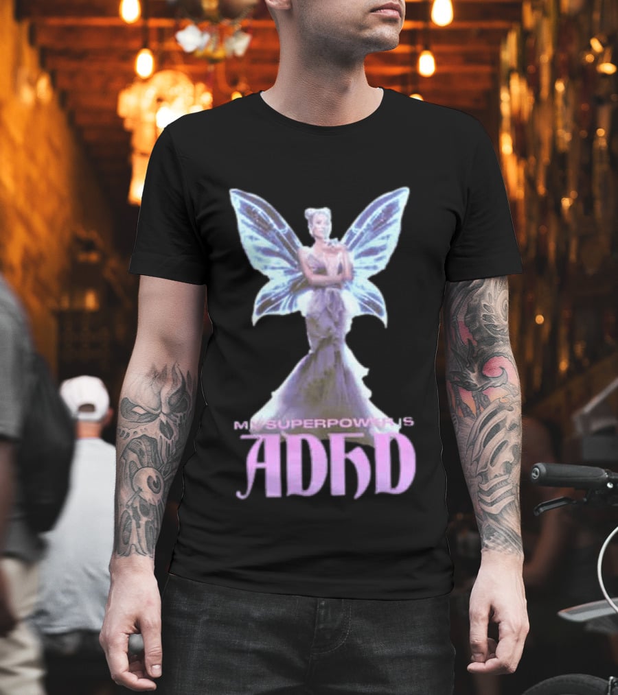 Paris Hilton ADHD Butterfly Heavyweight T-Shirt