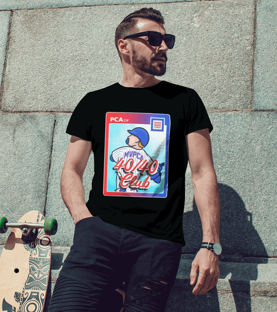 PCA CHGO MVP 40/40 Club Baseball Chicago Cubs T-Shirt
