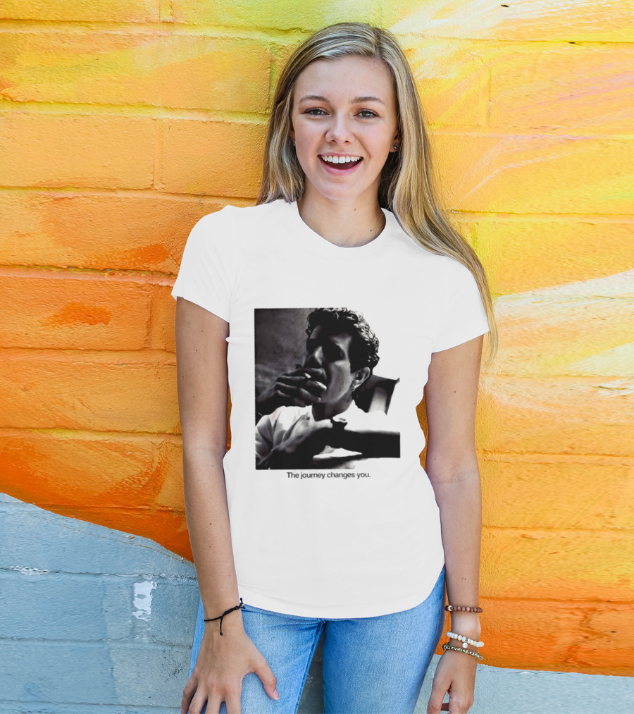 Anthony Bourdain Smoking The Journey Changes You T-Shirt
