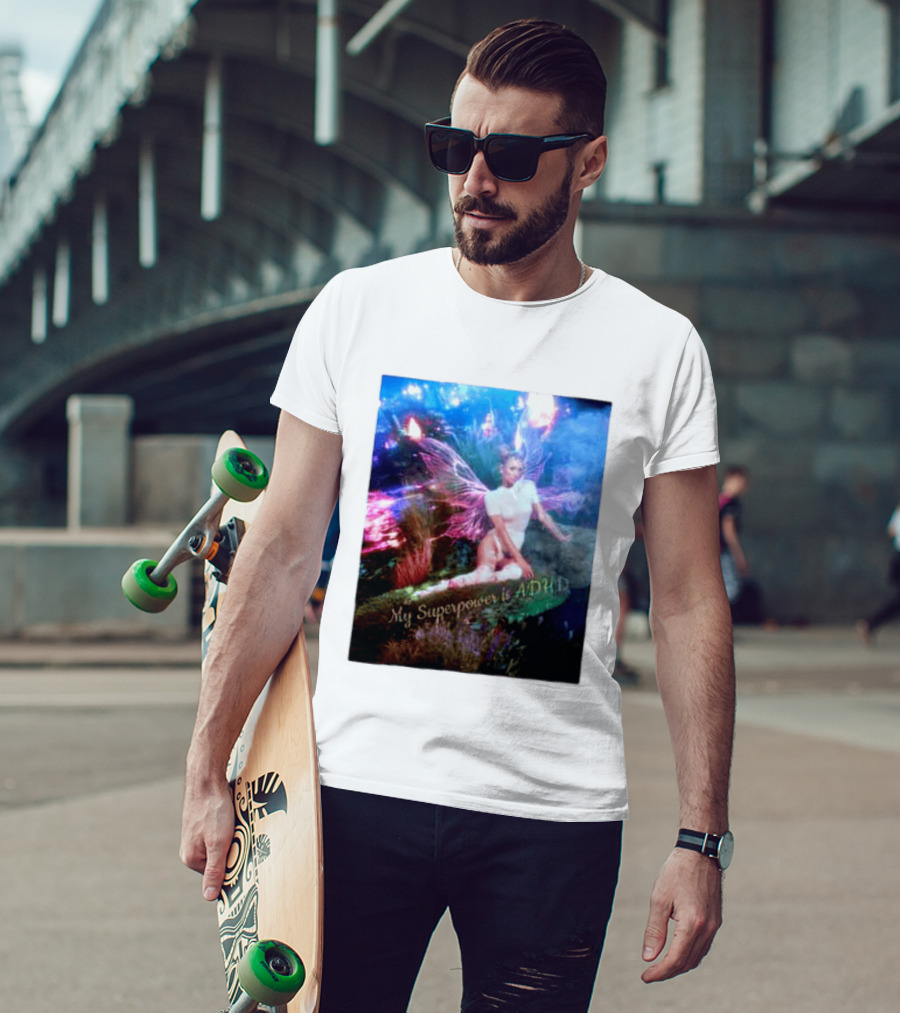 Paris Hilton My Superpower Is ADHD Fairy Meadow T-Shirt