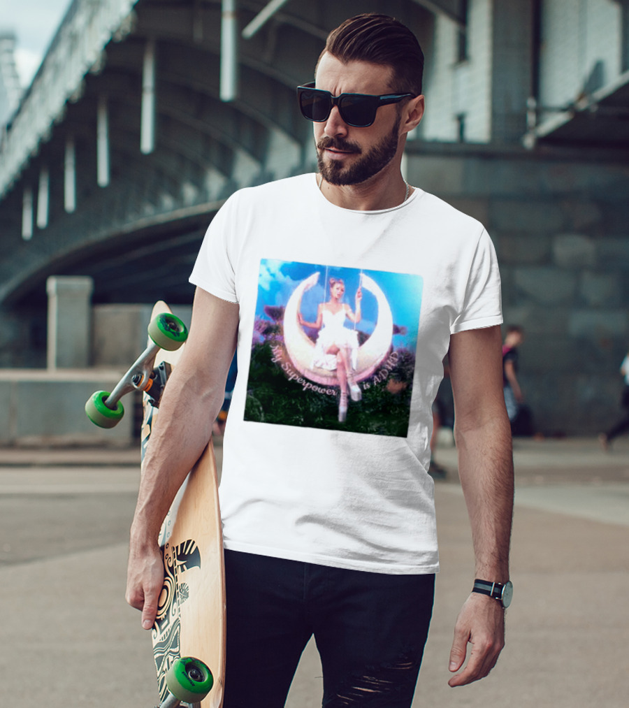 Paris Hilton Moon Swing My Superpower Is ADHD T-Shirt