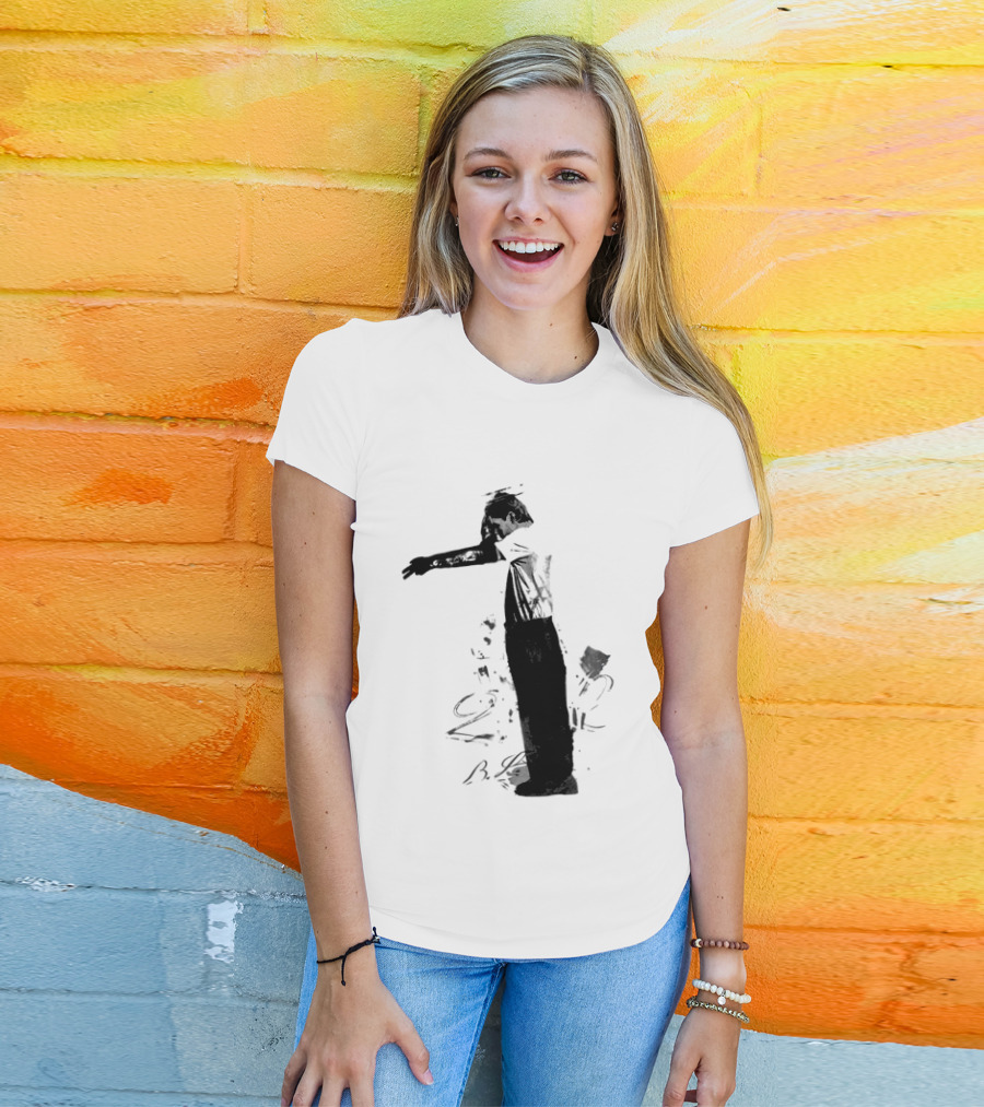 The Kid Laroi A Perfect World Tour 2026 Black Scribble T-Shirt