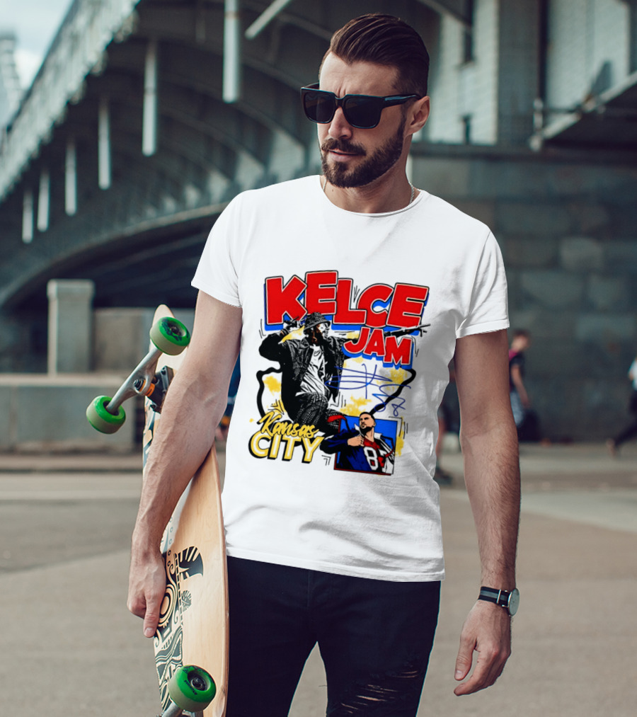 Kelce Jam Kansas City Chiefs Football Star T-Shirt