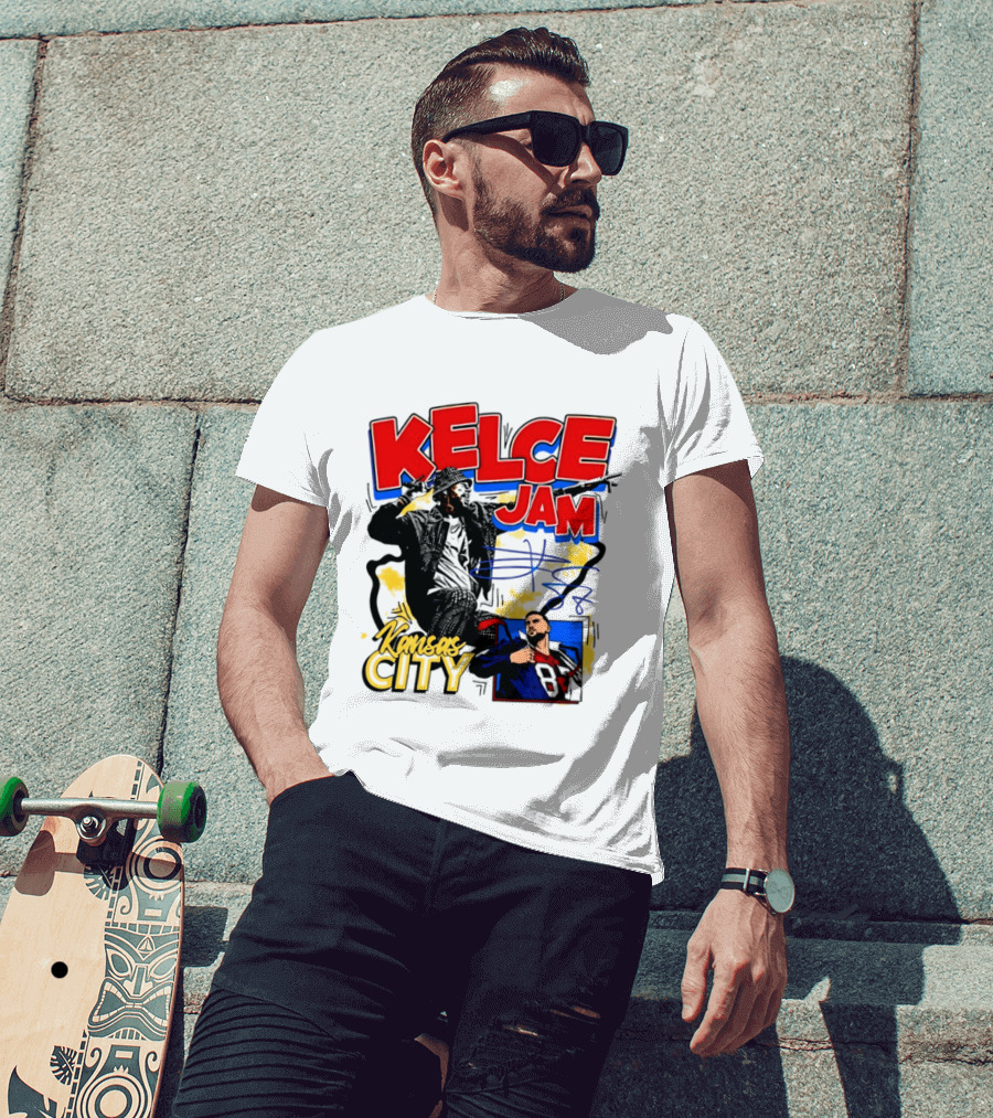 Kelce Jam Kansas City Chiefs Football Star T-Shirt