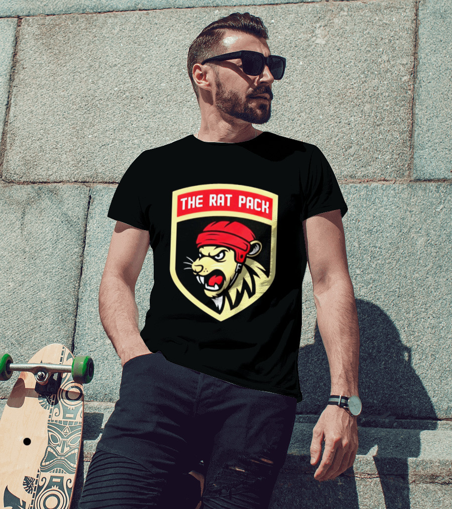 Florida Panthers The Rat Pack NHL Hockey Fierce Lion Head T-Shirt