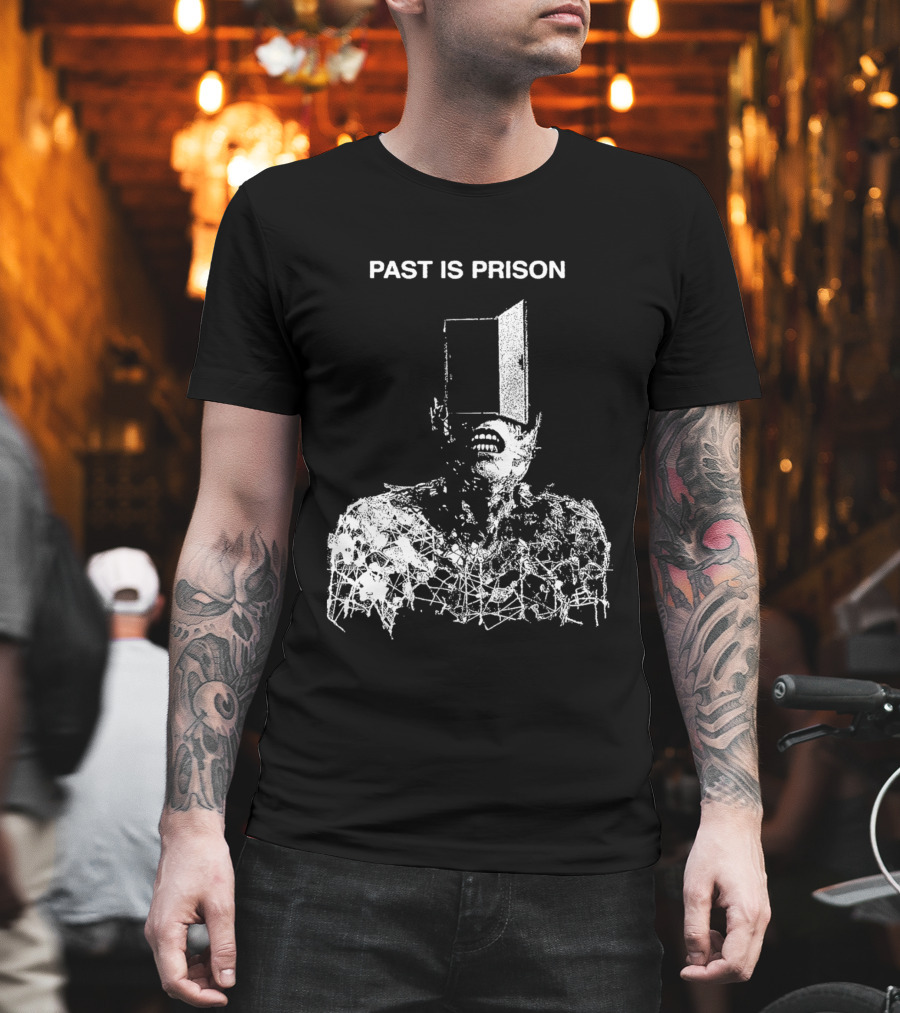 Past Is Prison Dark Horror Door Head Creepy T-Shirt