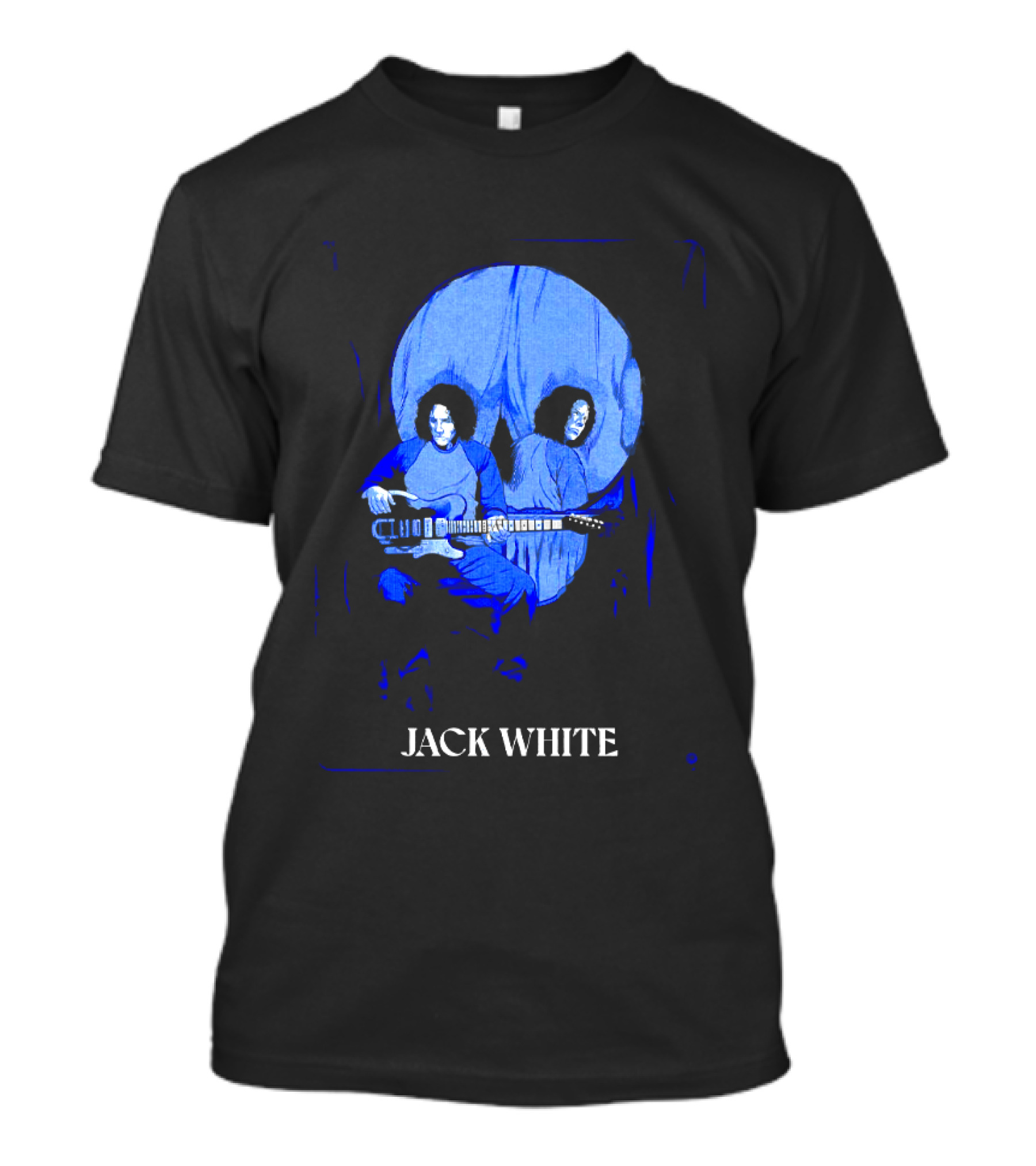 Jack White Cincinnati OH 2026 Event Live At Megacorp Pavilion September 18 Skull Guitarists T-Shirt