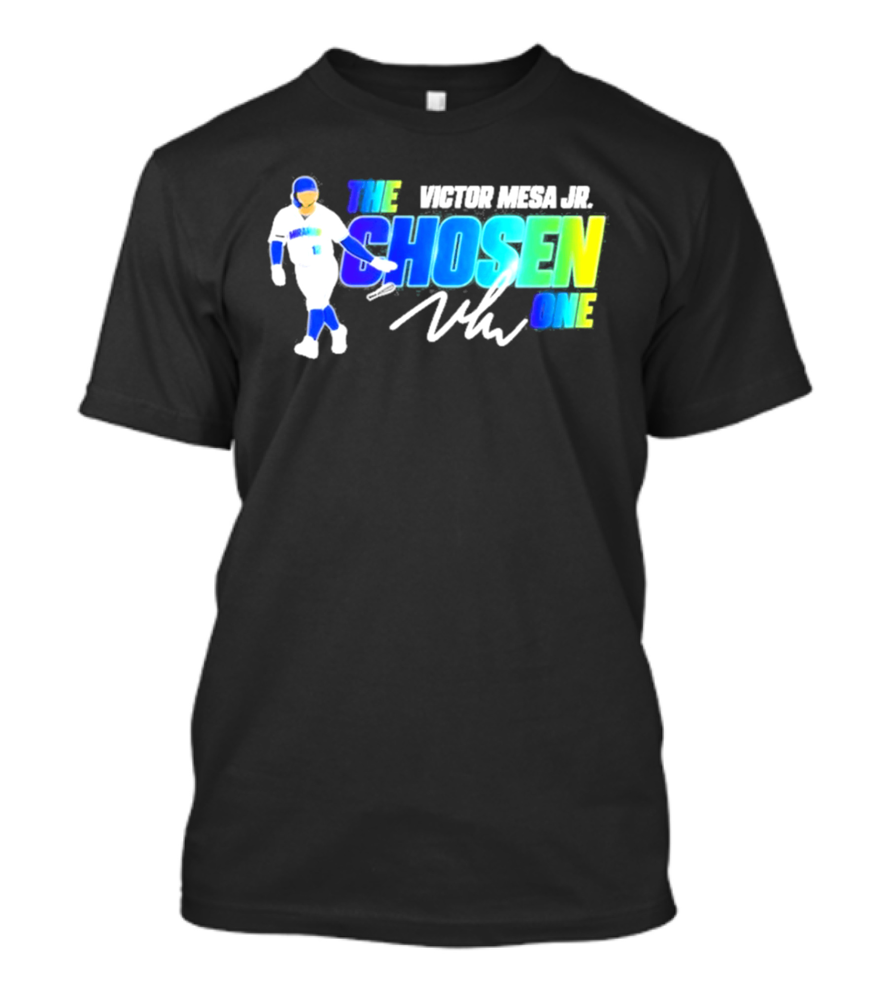 Rays Victor Mesa Jr The Chosen One Baseball Player T-Shirt
