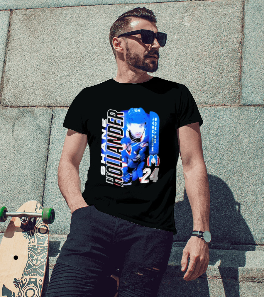 Shane Hollander 24 Montreal Metros Hockey Movie Rivalry T-Shirt