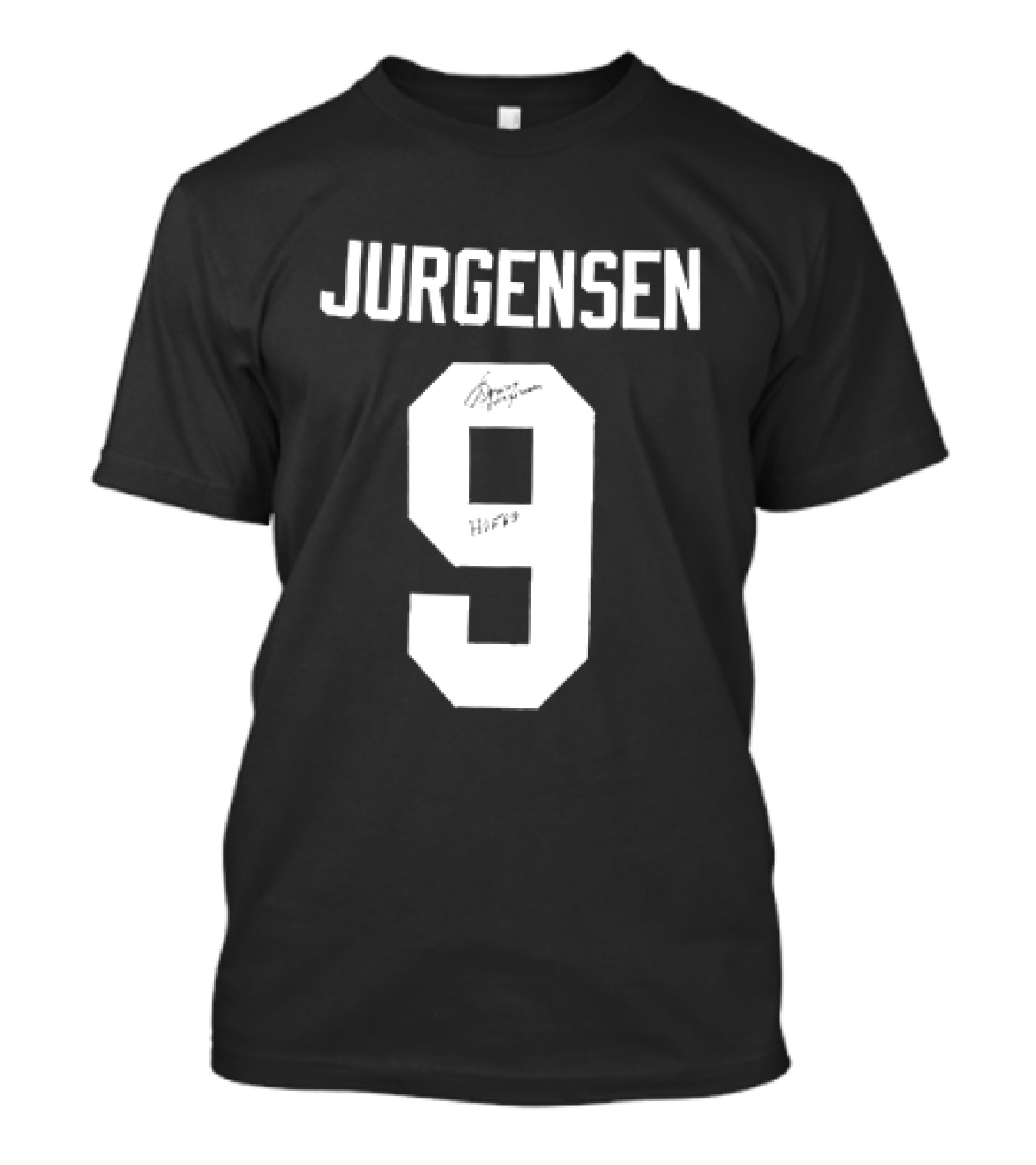 Jurgensen 9 Sonny Jurgensen Washington Redskins In Memory Of 1934 2026 Players 2 Sided T-Shirt