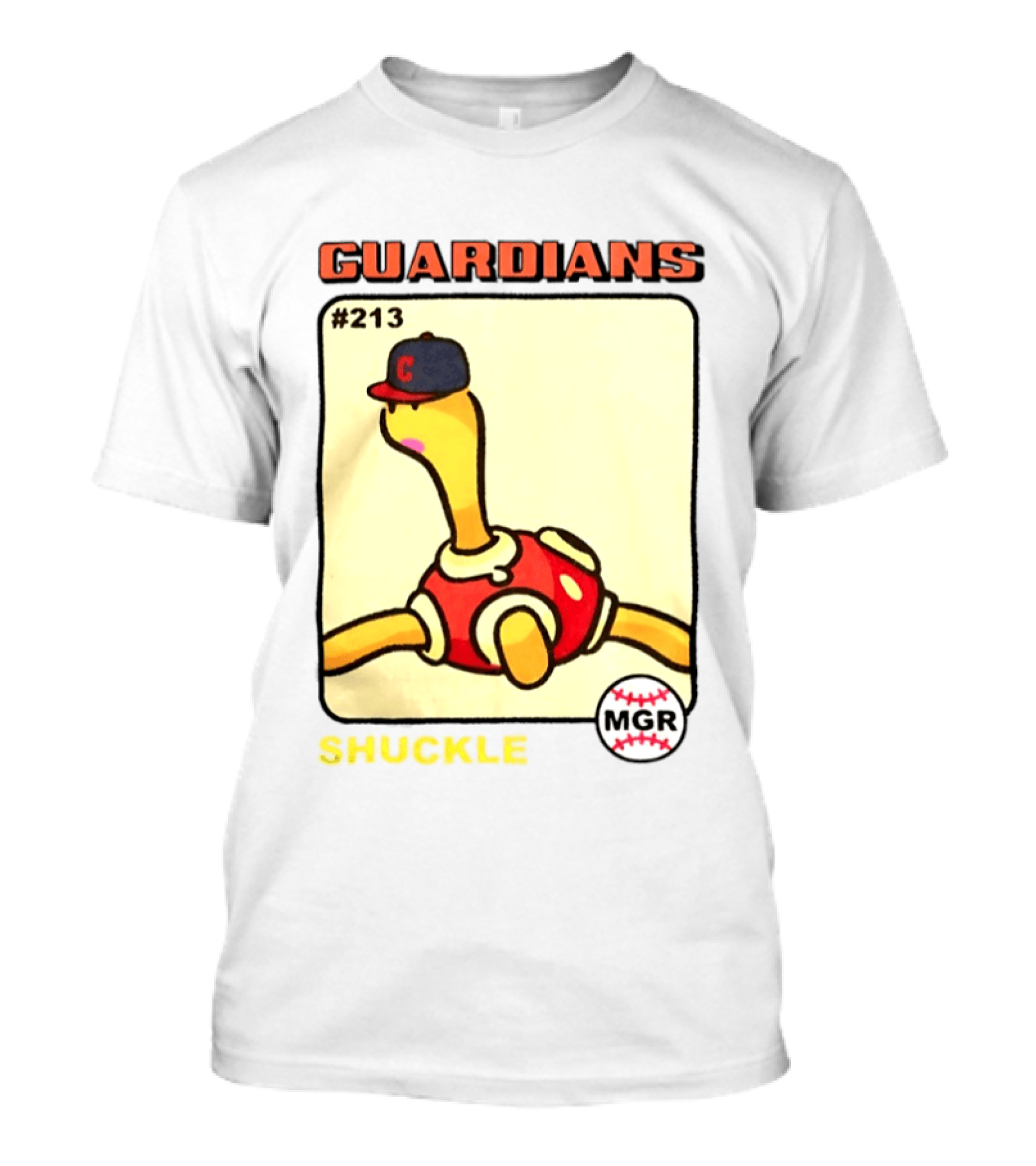 GUARDIANS Pokémon Shuckle #213 MGR Baseball Fusion T-Shirt