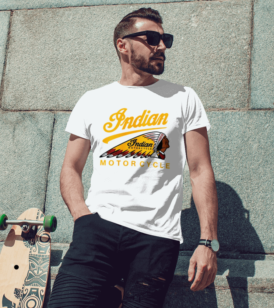 Indian Motorcycle Chief Logo MGK T-Shirt