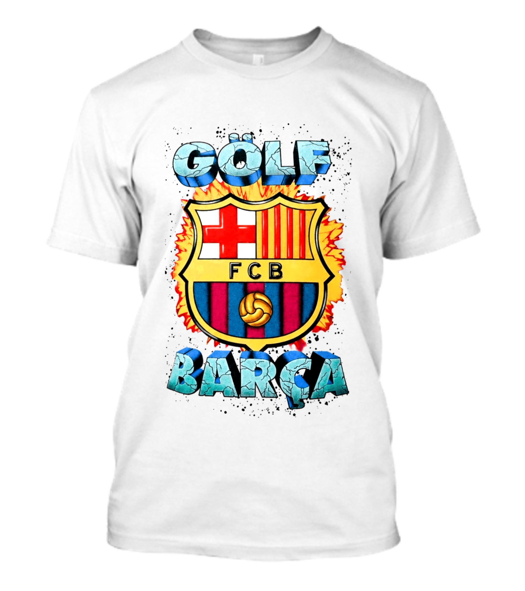 FCB Golf Barça Soccer Crest T-Shirt