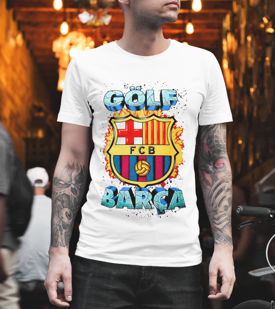 FCB Golf Barça Soccer Crest T-Shirt