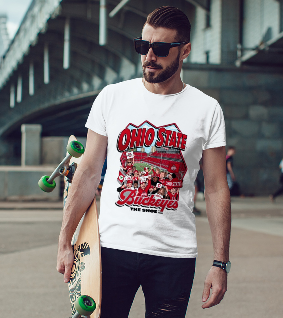 Ohio State Buckeyes The Shoe 2026 Football Ohio Stadium T-Shirt
