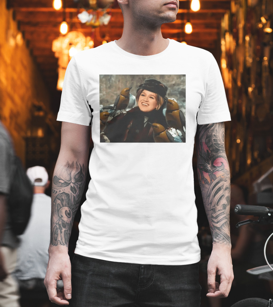 Kelly Clarkson With Birds Snow White T-Shirt