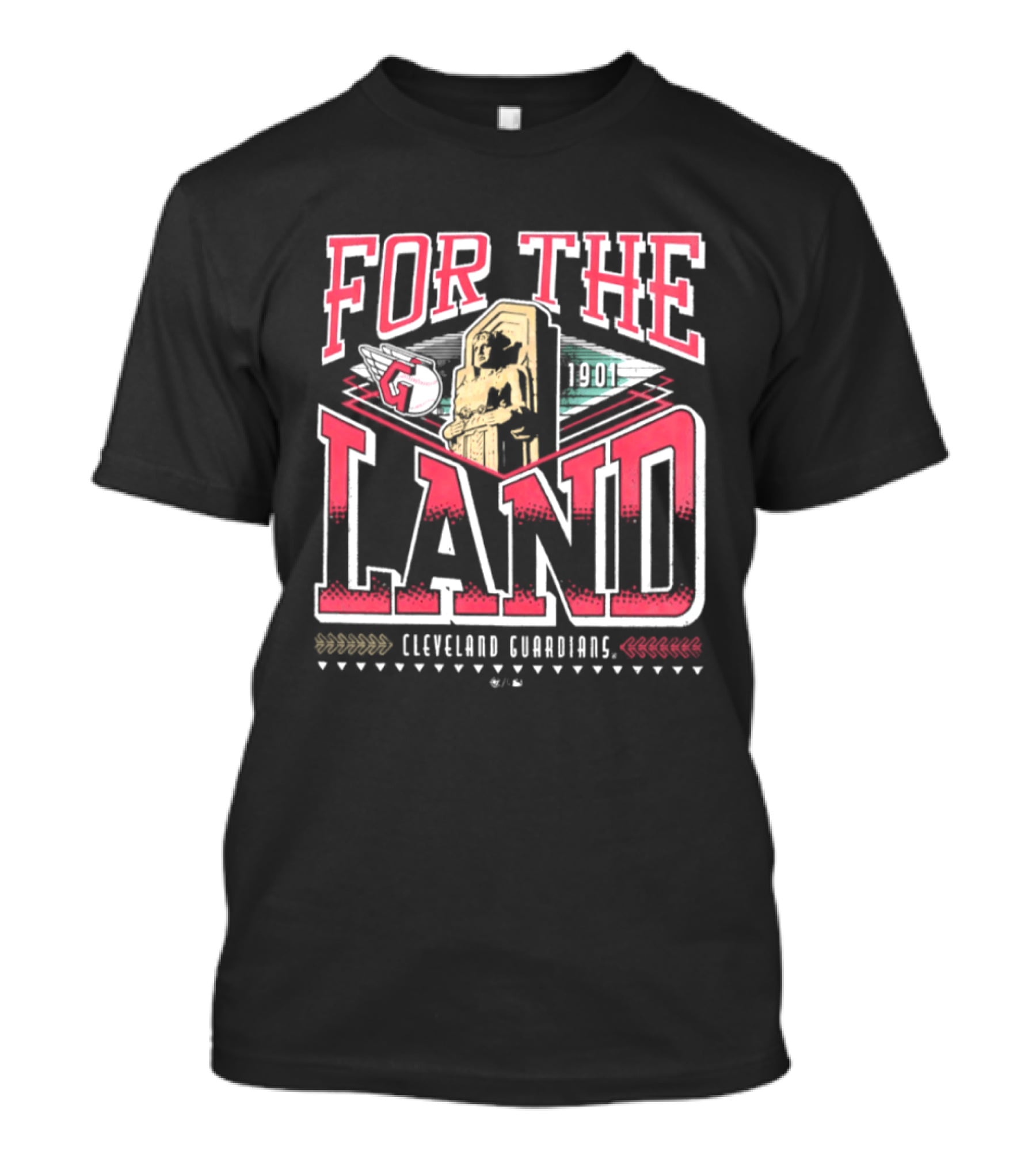 Cleveland Guardians For The Land 1901 Team Spirit Baseball T-Shirt