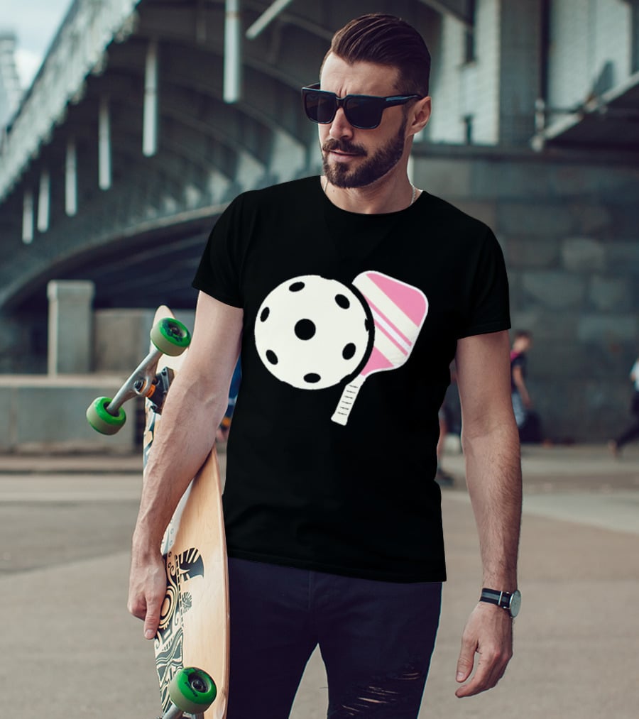 Grand Rapids Pickleball Paddle And Ball Sports T-Shirt