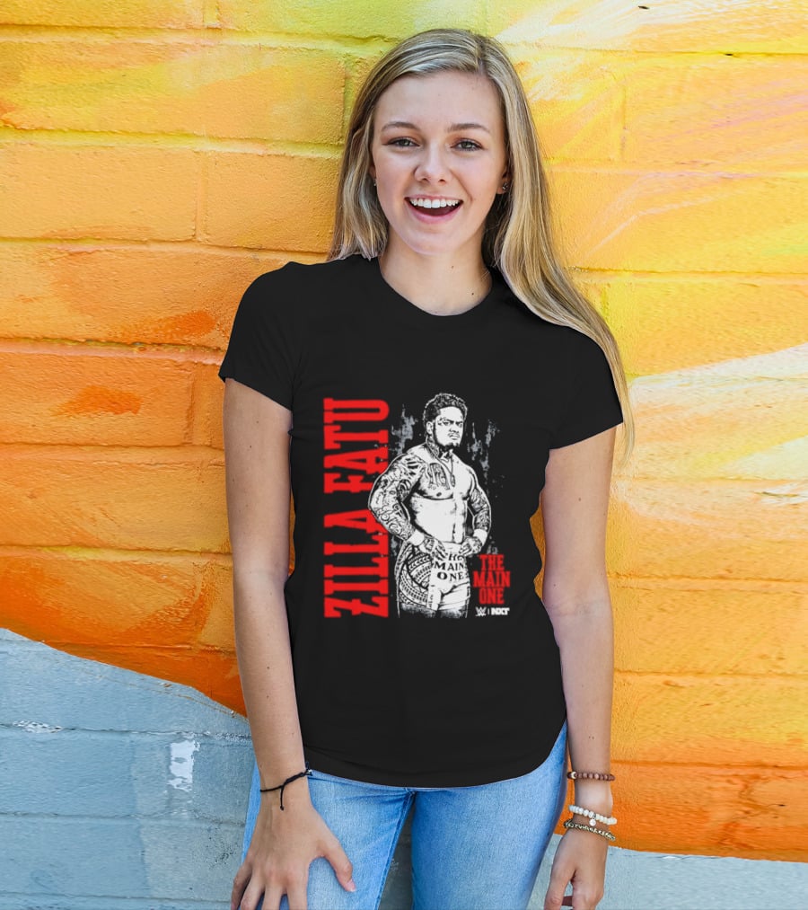 Zilla Fatu The Main One NXT Fatu Vertical WWE T-Shirt