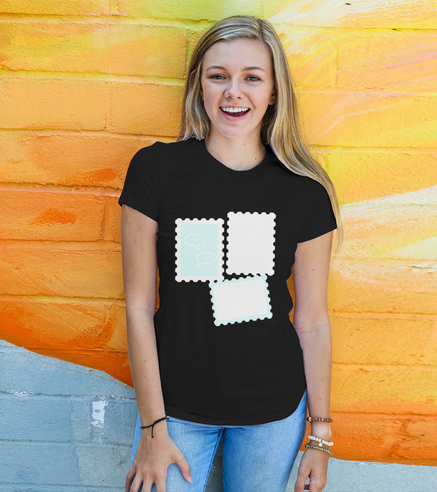 MassBQ Postage Stamps Speech Bubbles Collection T-Shirt