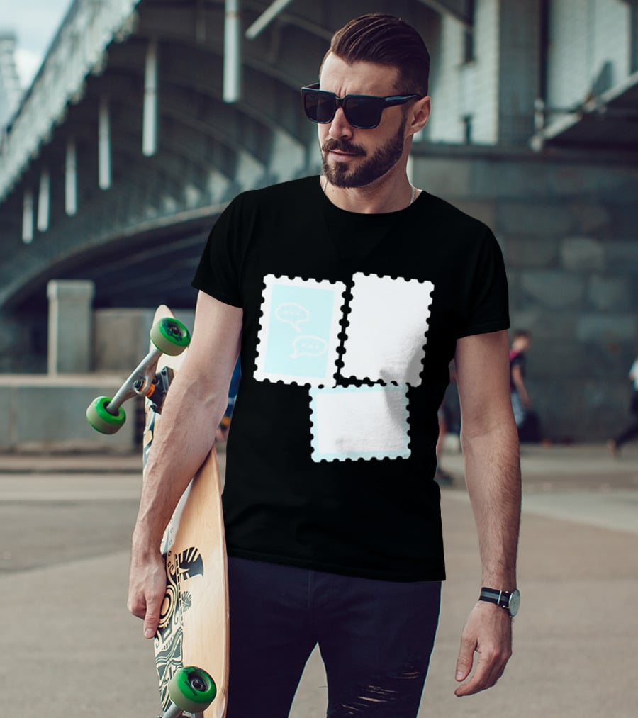 MassBQ Postage Stamps Speech Bubbles Collection T-Shirt