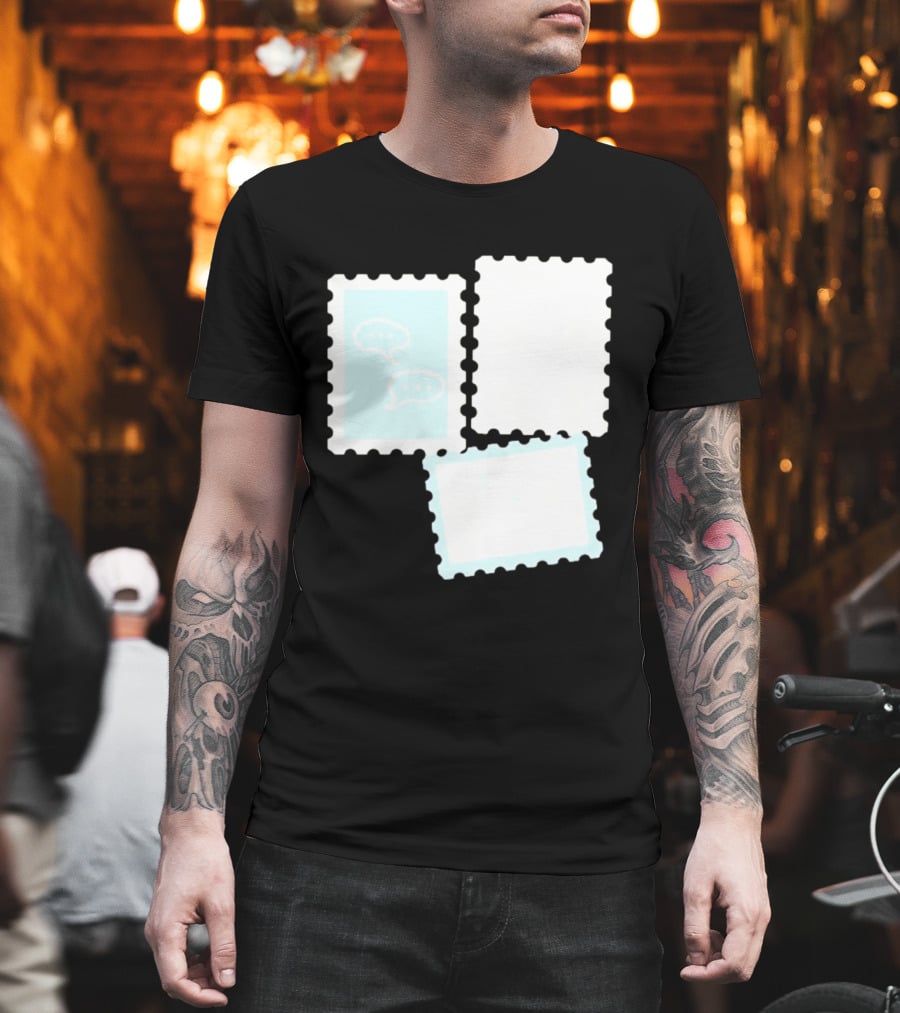 MassBQ Postage Stamps Speech Bubbles Collection T-Shirt