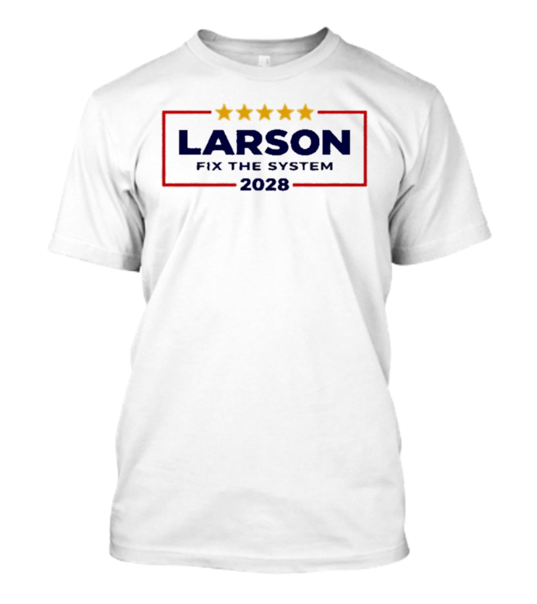 Larson Fix The System 2028 Five Stars T-Shirt