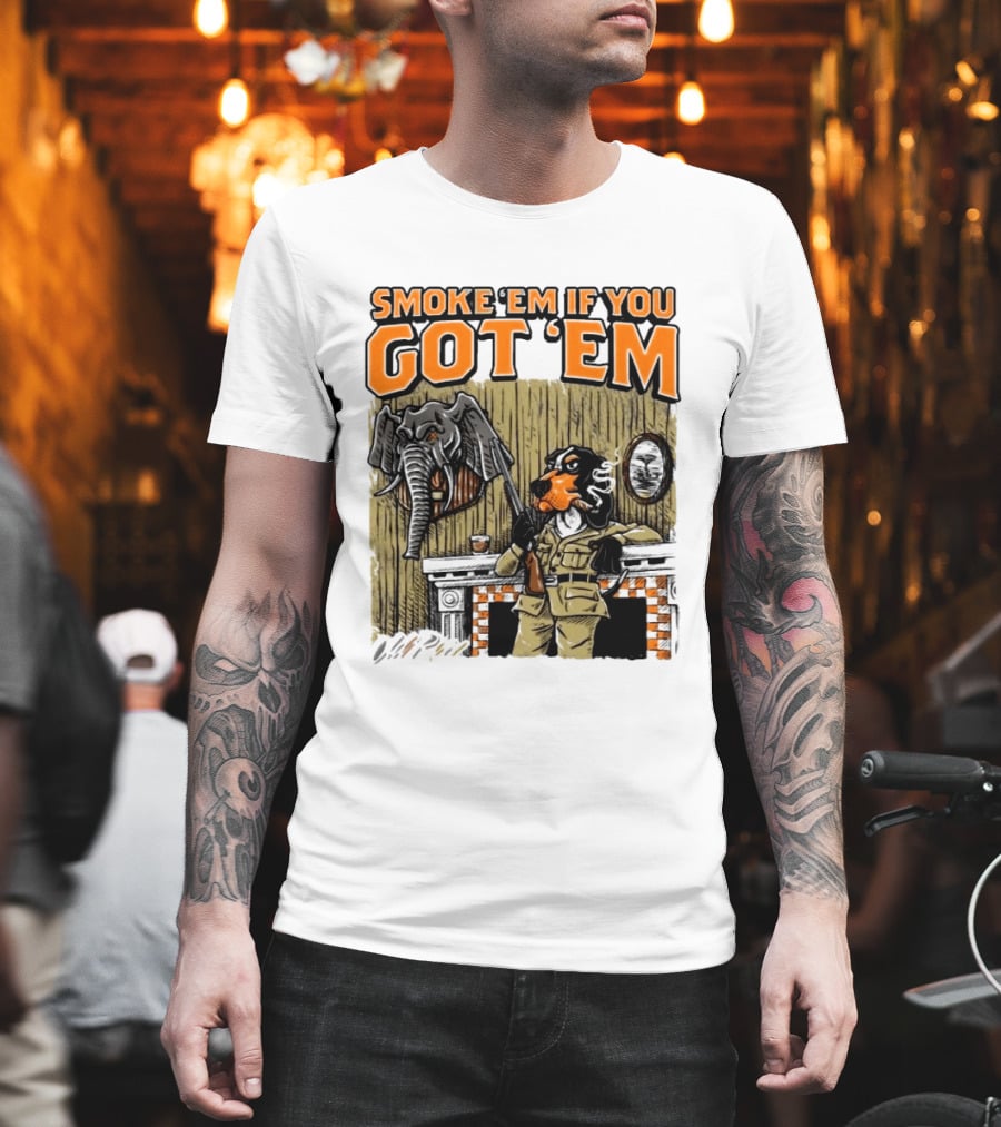 Smoke 'Em If You Got 'Em Tennessee Volunteers Beat Alabama Crimson Tide 26 10 T-Shirt