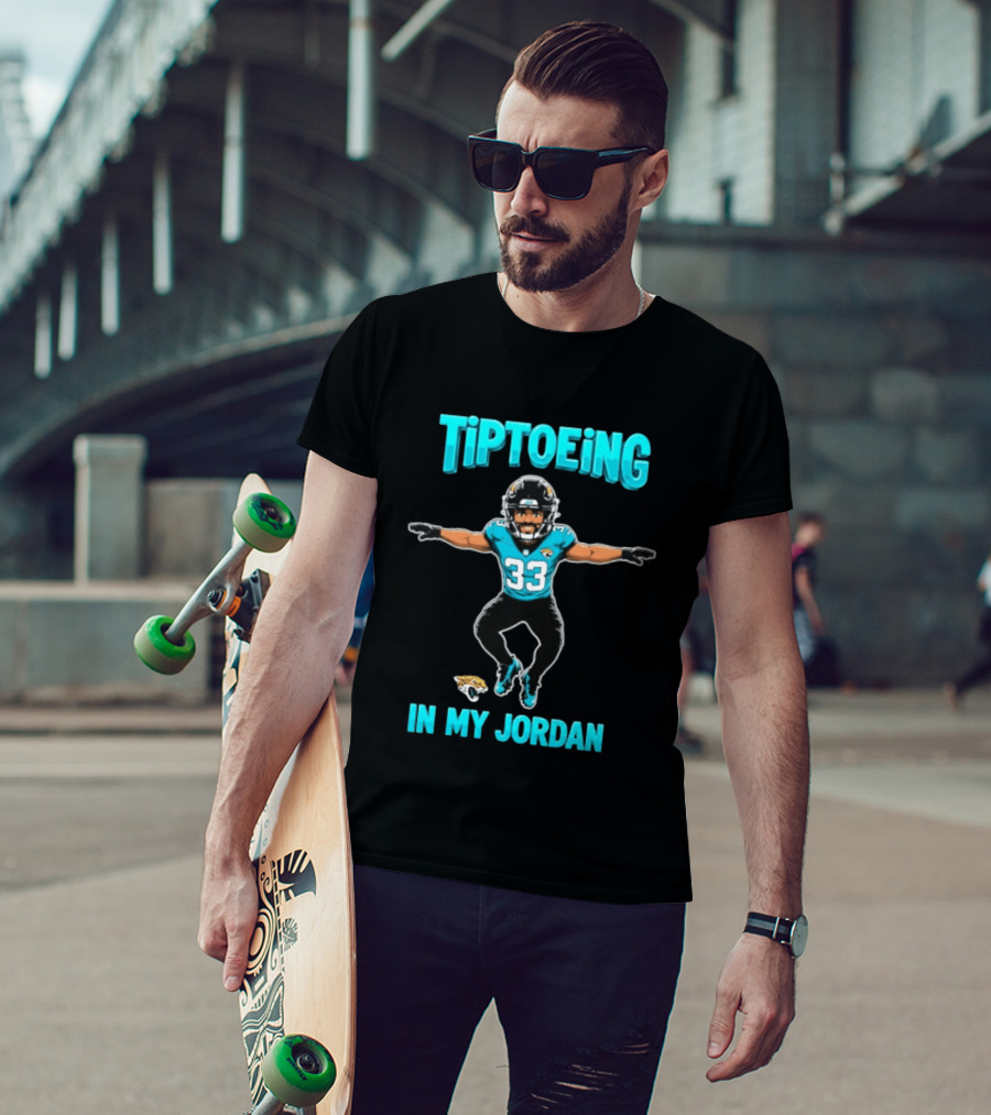 Tiptoeing In My Jordan 33 Jacksonville Jaguars T-Shirt