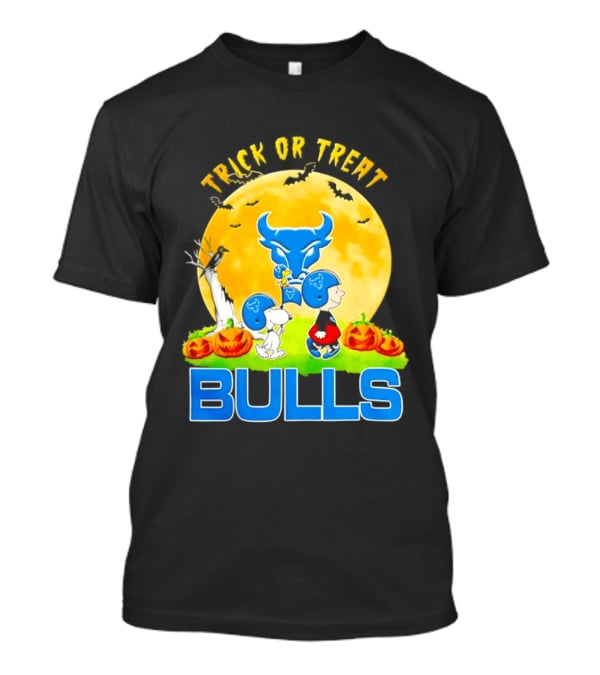 Buffalo Bulls Peanuts Halloween 2026 Trick Or Treat Abbey Road T-Shirt