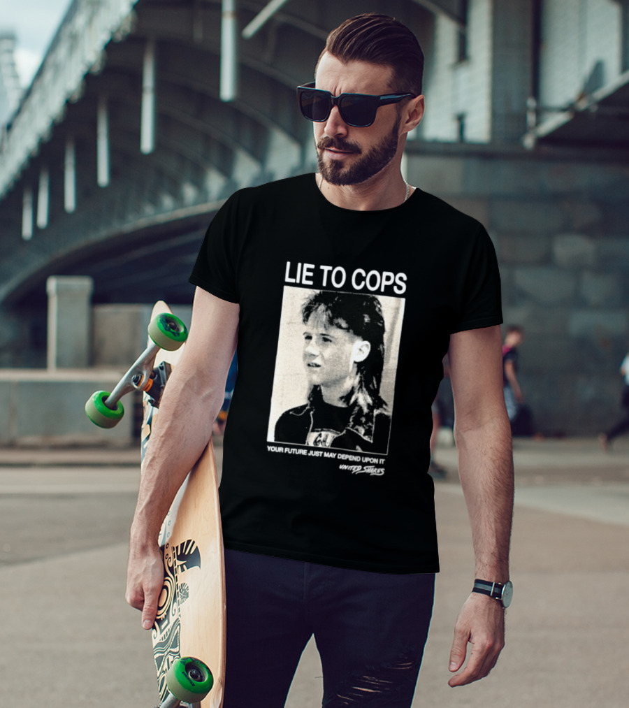 Lie To Cops Danny Cooksey Your Future Just May Depend Upon It United Snakes T-Shirt