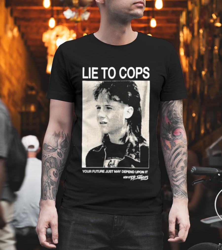 Lie To Cops Danny Cooksey Your Future Just May Depend Upon It United Snakes T-Shirt