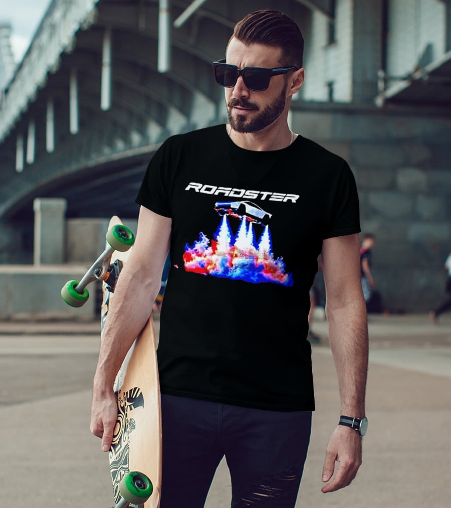 Flying Roadster 2026 Rocket Launch T-Shirt