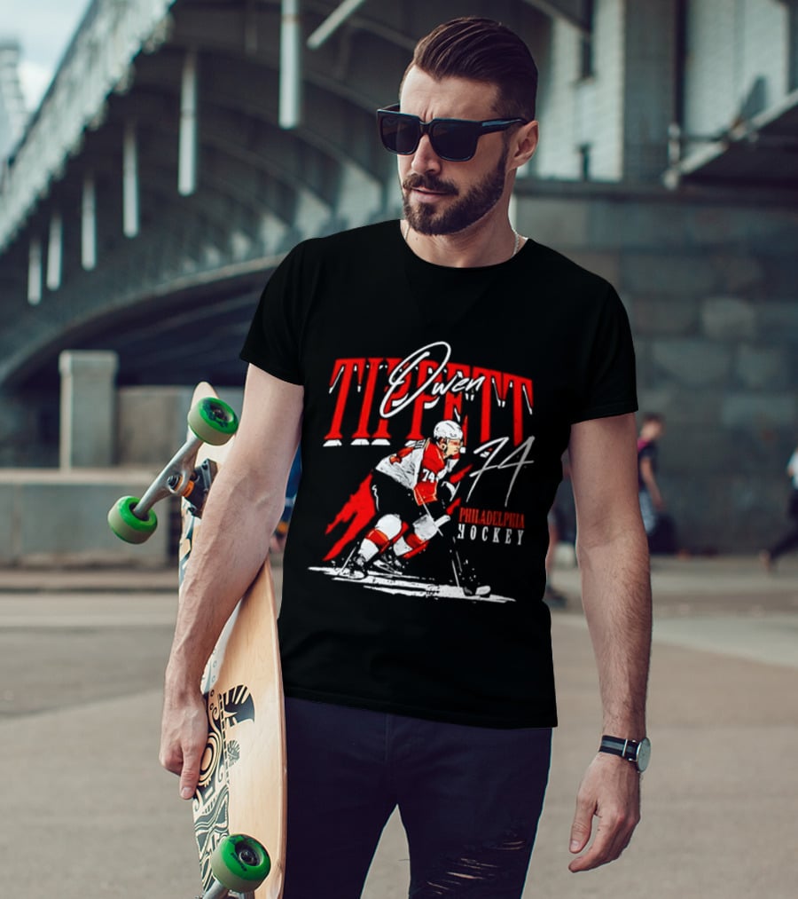 Owen Tippett Philadelphia Hockey 74 T-Shirt