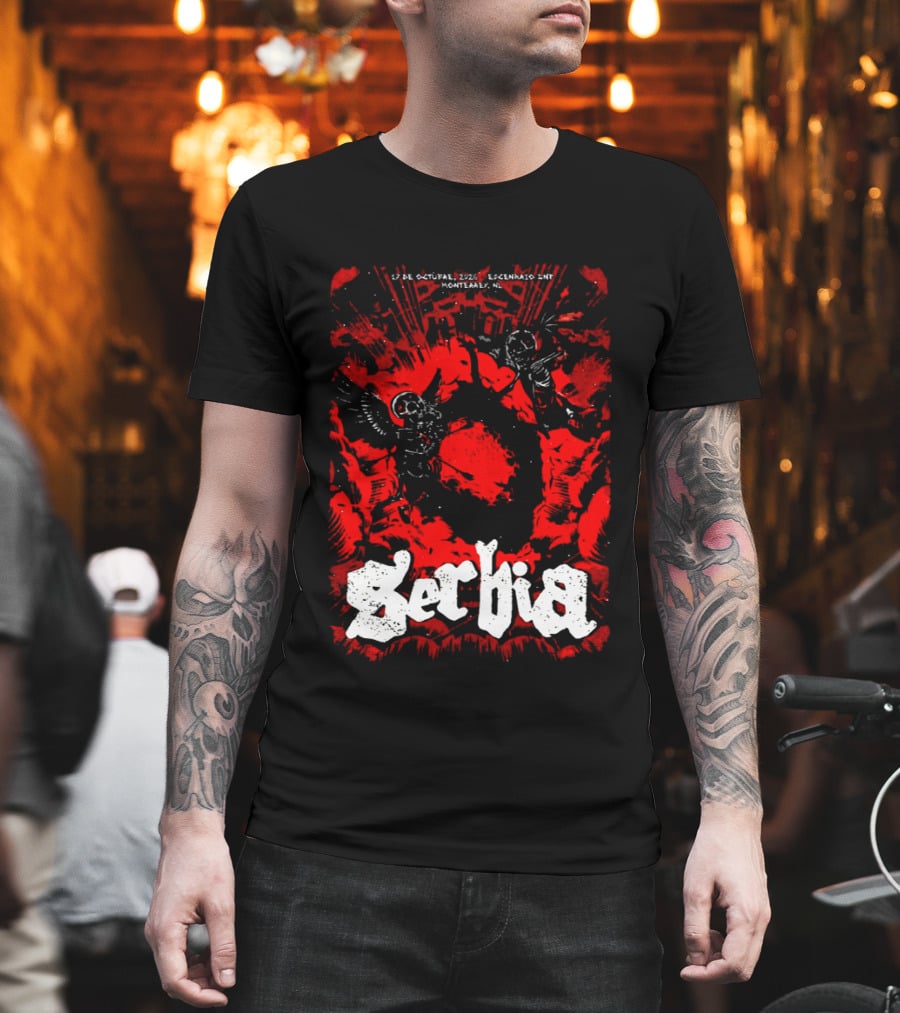 Serbia Live At Escenario GNP Seguros Monterrey NL 17 De Octubre 2026 Event Essentials T-Shirt