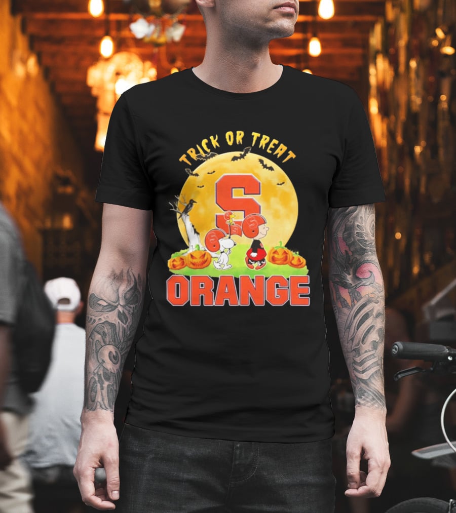 Syracuse Orange Peanuts Trick Or Treat Halloween 2026 T-Shirt
