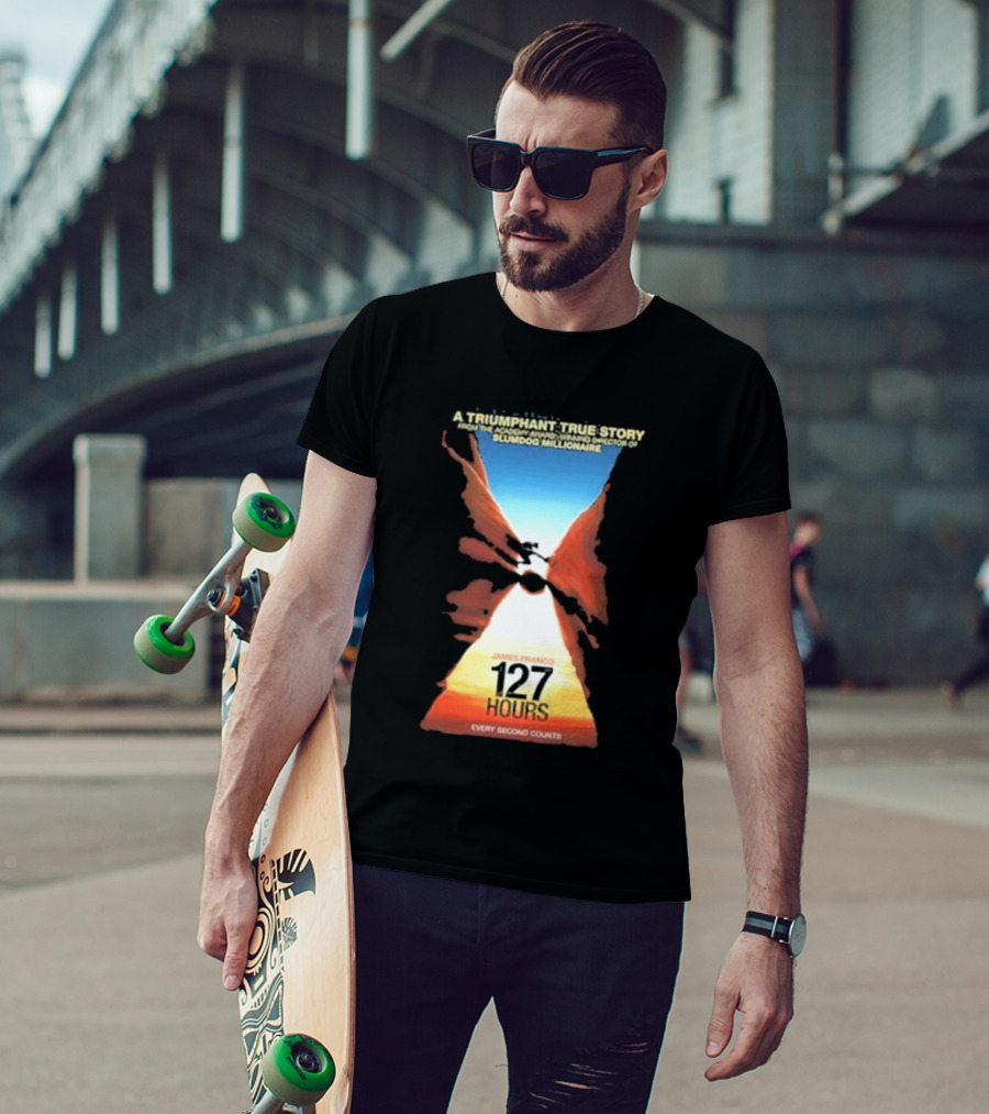 James Franco 127 Hours Every Second Counts T-Shirt