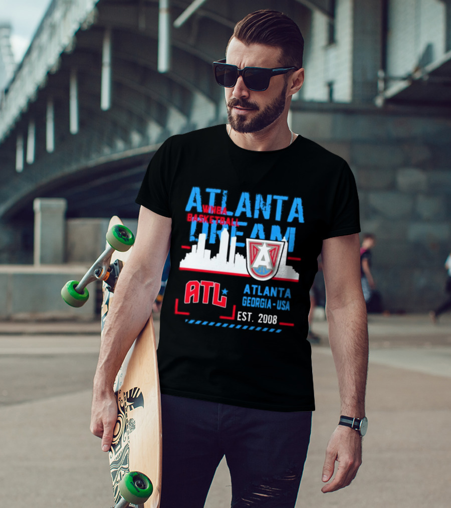 ATL Atlanta Dream Skyline Essentials Est 2008 Georgia USA T-Shirt