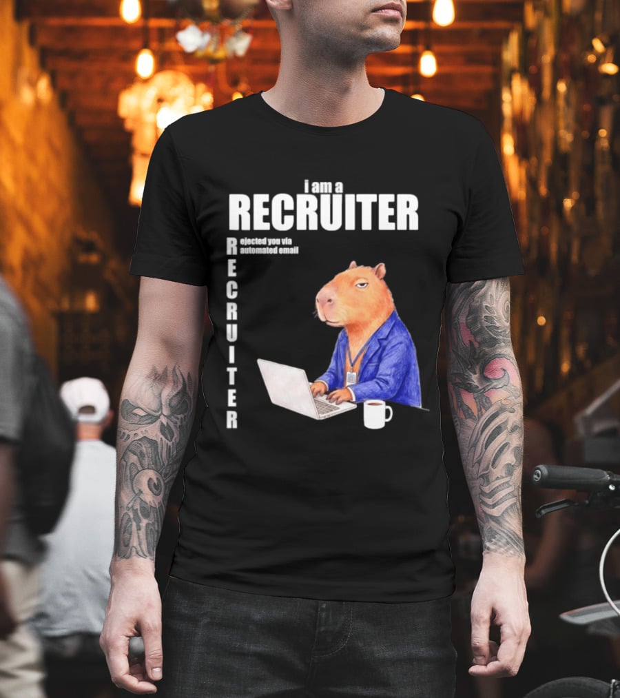 Capybara Recruiter Automated Email Ejection T-Shirt