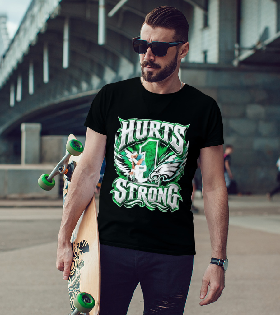 Jalen Hurts Strong Eagles Number 1 T-Shirt