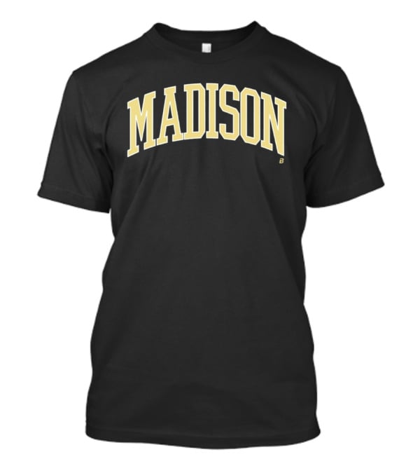 Madison Dukes Arched Wordmark JMU Traditions T-Shirt