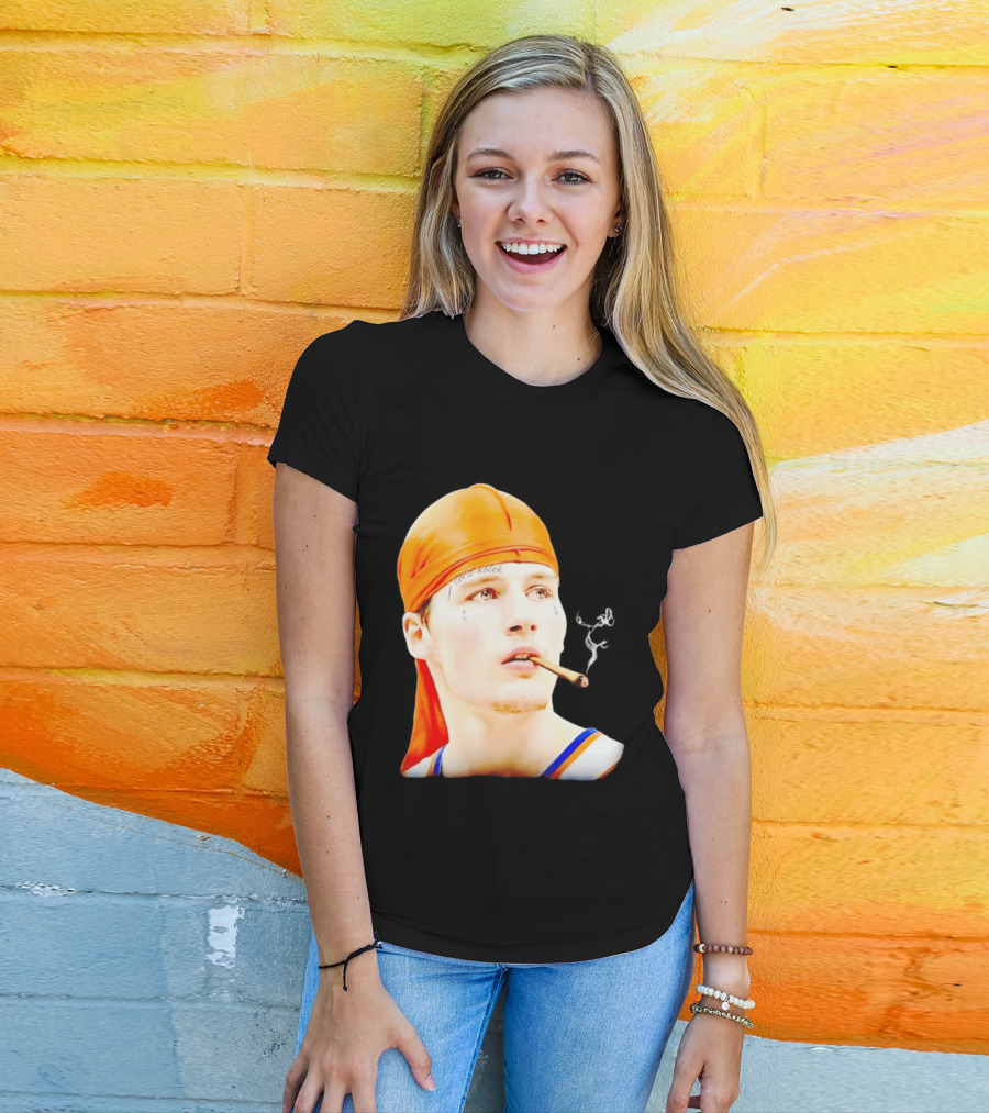 Gangsta Kolek Tyler Kolek Cool Kolek New York Knicks Cigar T-Shirt